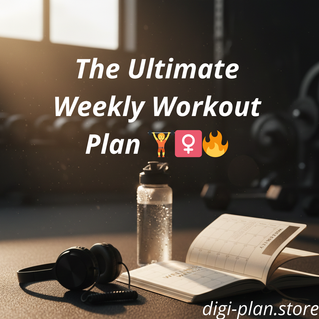 Body Recomposition: The Ultimate Weekly Workout Plan 🏋️‍♀️🔥