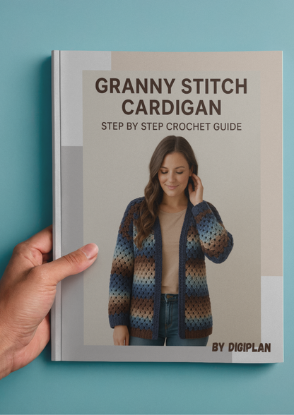 Granny Stitch Cardigan - Step-by-Step Crochet Guide